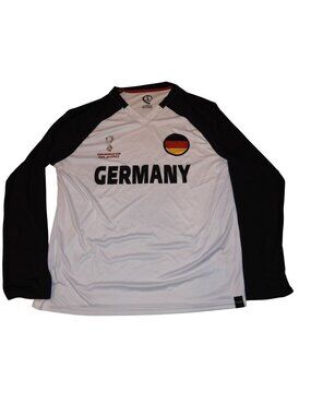 NWT Germany World Cup Qatar Soccer Long Sleeve Shirt Men's XL